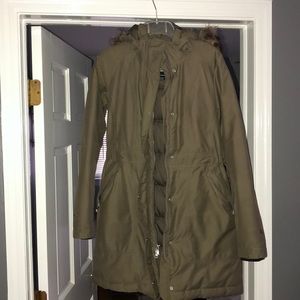 North face winter parka